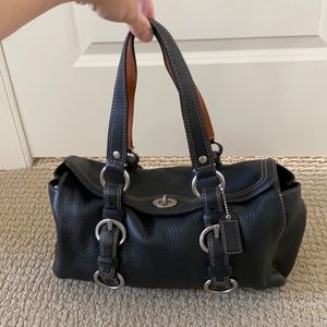 Coach pebble leather purse